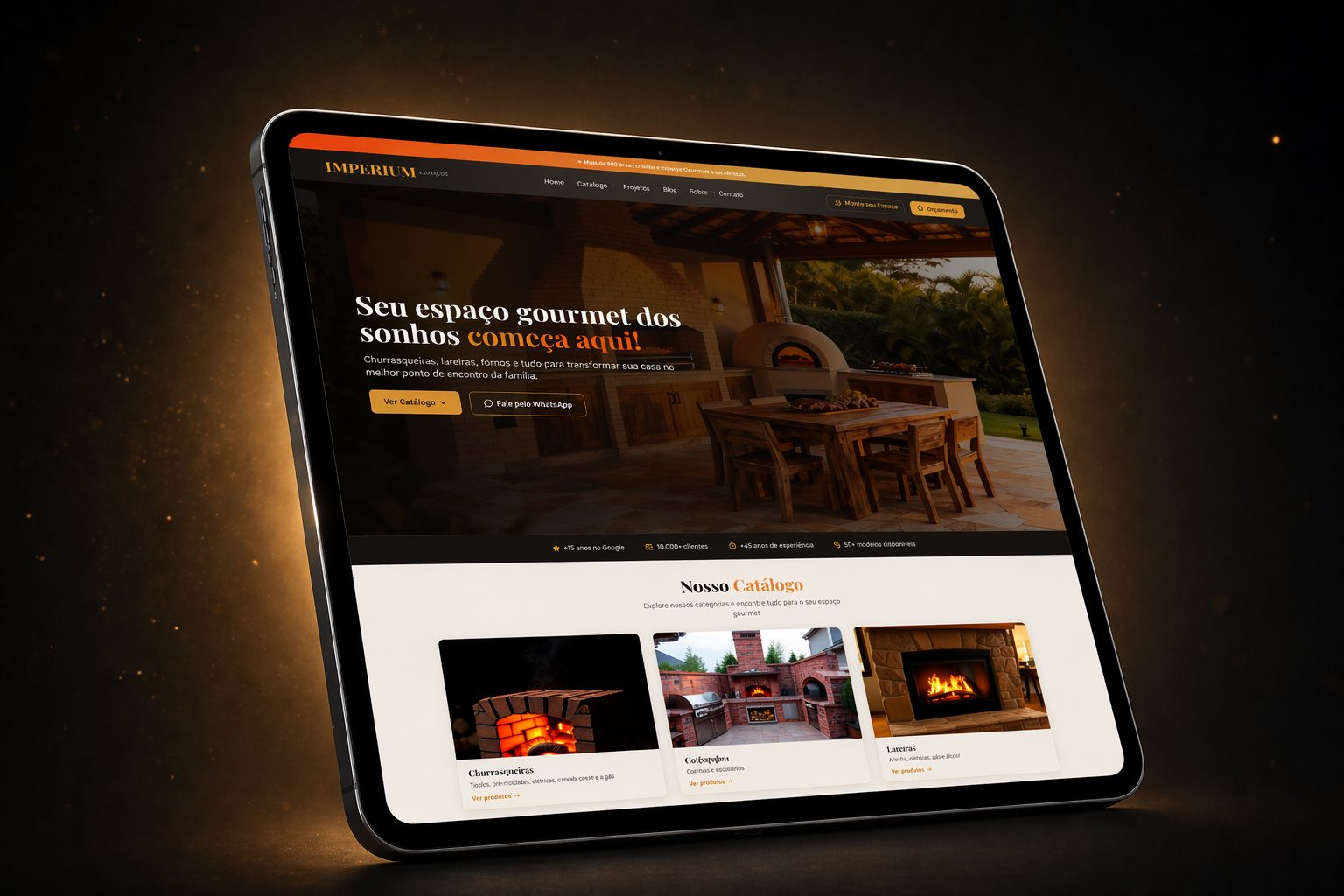 Site Imperium Churrasqueiras