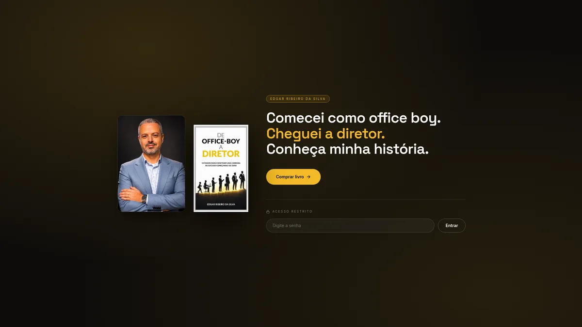 Site De Office Boy a Diretor, de Edgar Ribeiro da Silva